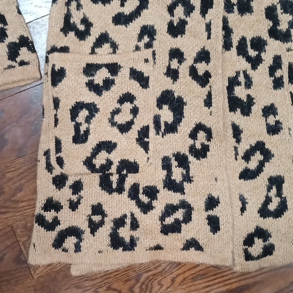 Olsen Cora Long Cardigan Sweater Golden Glam L 14 - Picture 5 of 11